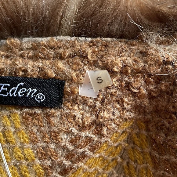 COAT S fur and textile, new. - Picture 13 of 14